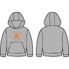 Hoodie AsphaltAndi grau